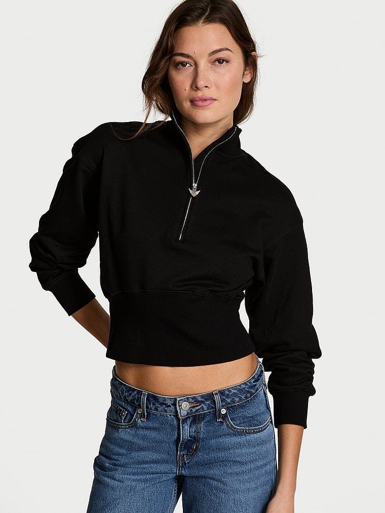 Off-Duty Terry Half-Zip Sweatshirt
