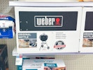 weber kettle grill sitting on a target shelf
