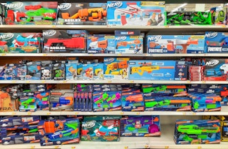 Nerf Aisle at Walmart