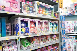 Care Bears toy area at Walmart