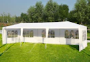 white large canopy tent outside
