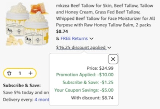 beef tallow for skin