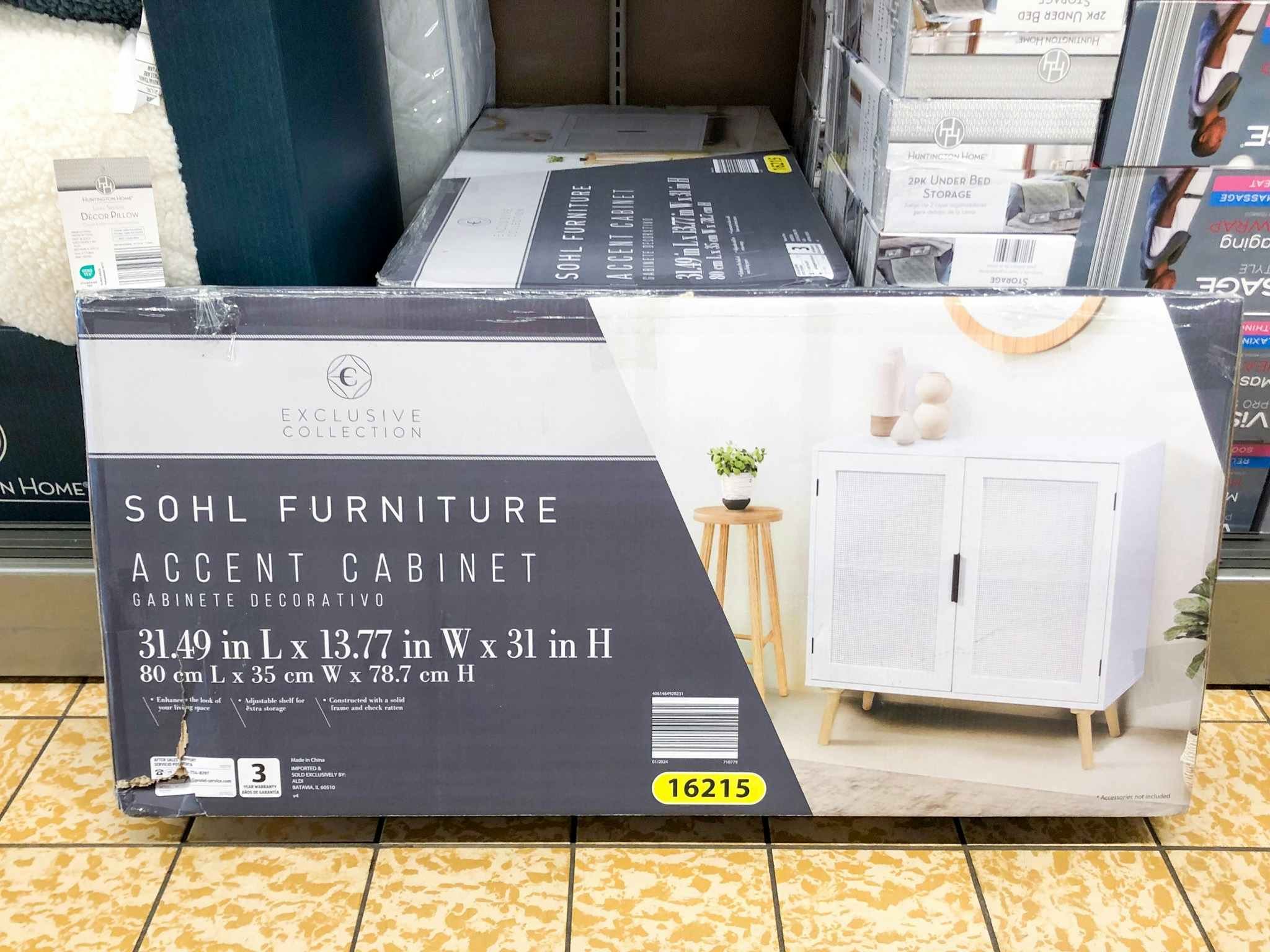 Sohl Furniture Accent With Rattan Doors, Only 69.99 at Aldi