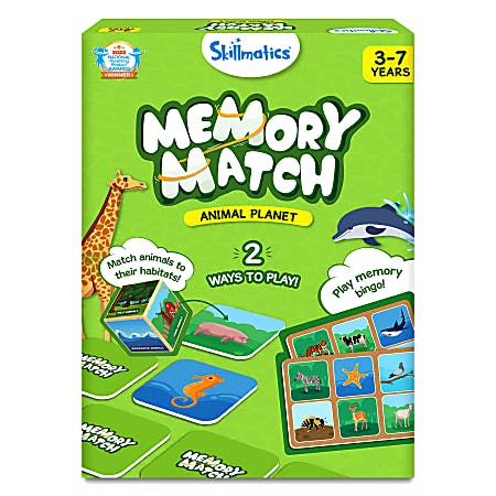 Memory Match Animal Planet