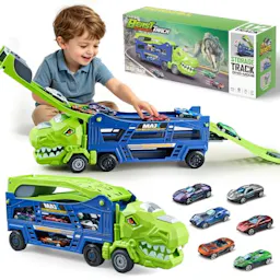 Dinosaur Transport Truck Toy