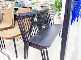 Threshold Metal Patio Bench, Only $83.12 at Target card image