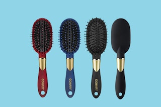 four hair brushes