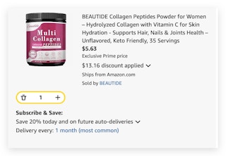 BEAUTIDE Collagen Peptides Powder for Women