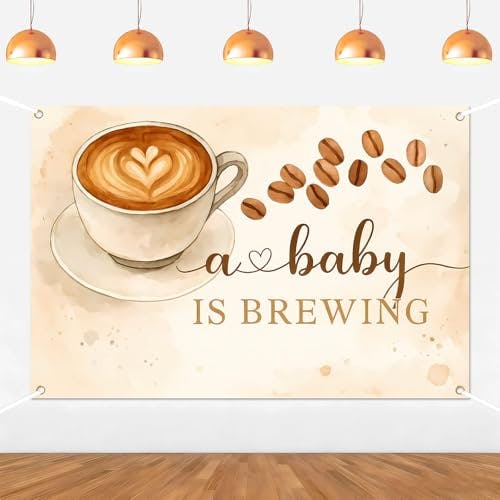 A Baby is Brewing Backdrop