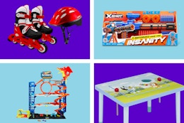 roller skates bluey table x shot