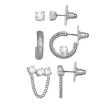 Crystal Trio Earring Set