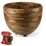 Solid Wood Mixing Bowl