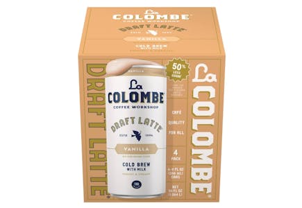 2 La Colombe Canned Coffee 4-Packs