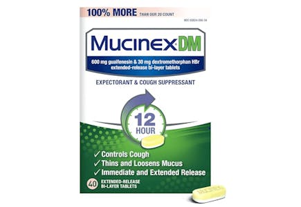 Mucinex Cough Suppressant Tablets
