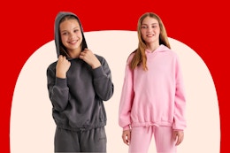 $10 Bestselling Justice Kids' Fleece Hoodies (3 Colors) card image