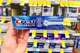 Stock up on Crest Toothpaste for $0.17 Each at Walgreens card image