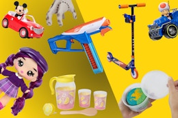 Toy clearance from Walmart.com featuring 8 different brands of toys