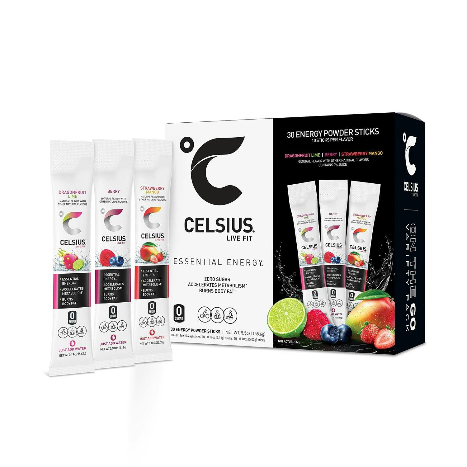 Celsius On The Go Sticks 30-Pack