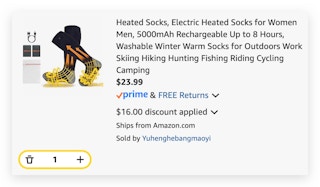 Electric Heated Socks