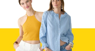 women wearing apparel from j crew