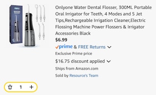 water flosser