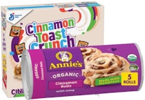 1 Annie's + 1 Cinnamon Toast Crunch