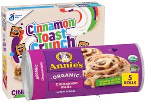 1 Annie's + 1 Cinnamon Toast Crunch