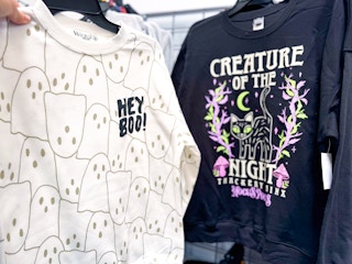 In store photo taken of 2 styles: "Hey Boo" & "Create of the Night"