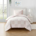 Chenille Checkered Bedding Set