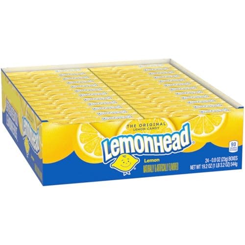 Lemonhead Hard Lemon Candy 24-Pack