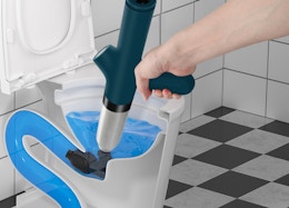 Heavy-Duty Toilet Plunger, Now $13.49 on Amazon card image