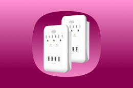 Wall Mount Surge Protector 2-Pack, Just $10 on Amazon card image