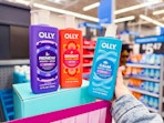 Olly Skincare display in Walmart store