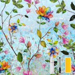 Cottagecore Stained Glass Window Film