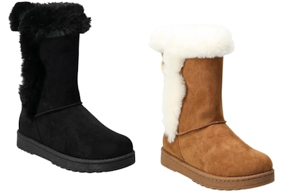 SO Women's Faux-Fur Winter Boots