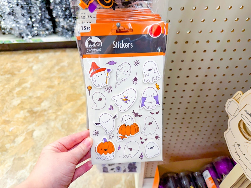 dollar tree halloween stickers