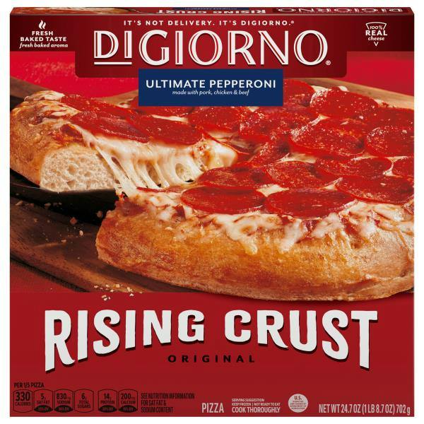 2 Digiorno Rising Crust Pizzas