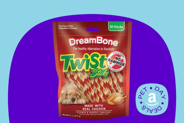 DreamBone 50-Count Twist Sticks, as Low as $7.86 on Amazon (Reg. $15) card image