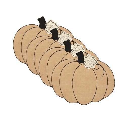 Burlap Pumpkin Placemats