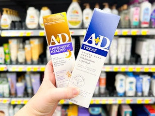 2 A+D Diaper Rash Creams (in car seat at Walmart store)