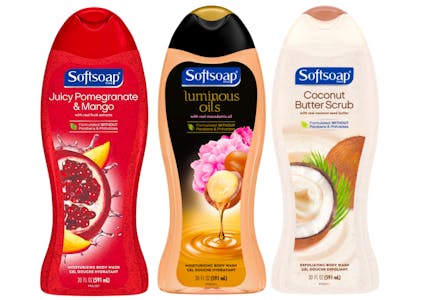 3 Softsoap Body Washes
