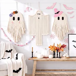 Halloween Macrame Wall Decor