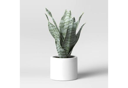 Threshold Potted Faux Snake Plant