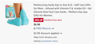 socks Amazon receipt