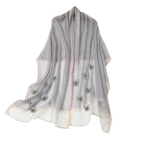 Silk Embroidered Scarf