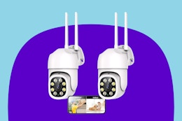 Night Vision Security Camera 2-Pack, Only $38 on Amazon card image