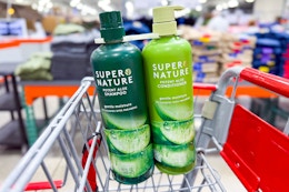 Get $10 Off Super Nature Shampoo and Conditioner Set at Costco card image
