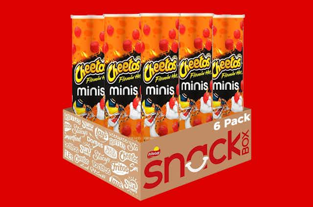 Cheetos Minis Canister 6-Pack, as Low as $8.40 on Amazon card image