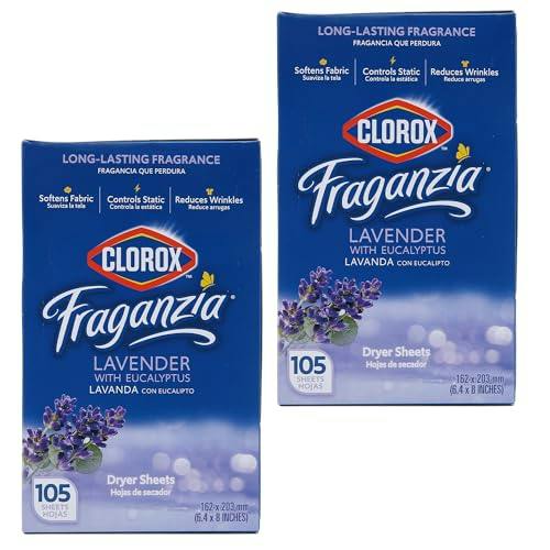 Clorox Fraganzia Dryer Sheets 2-Pack