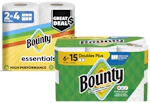 4 Bounty Paper Towels Packs